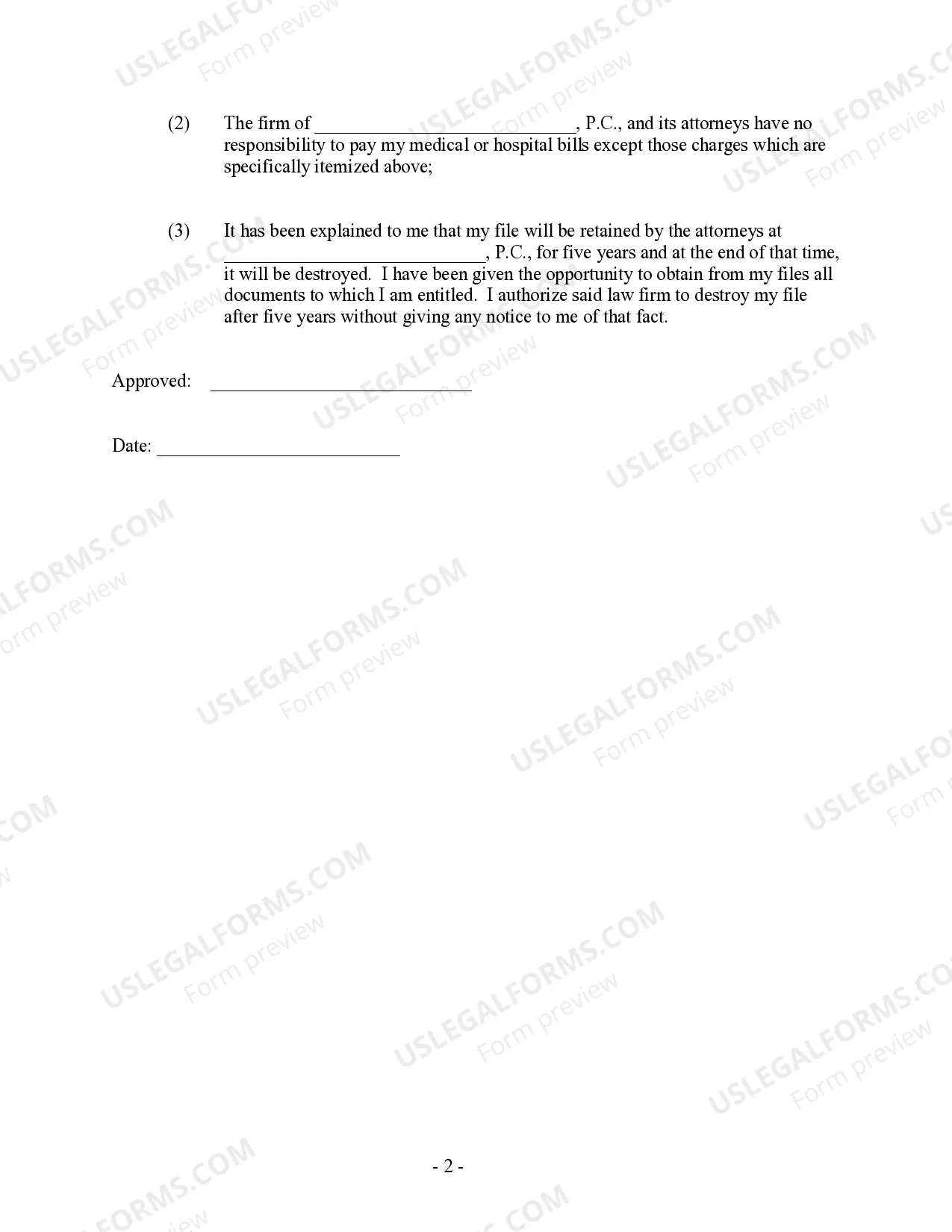 Preview Personal Injury Settlement Statement