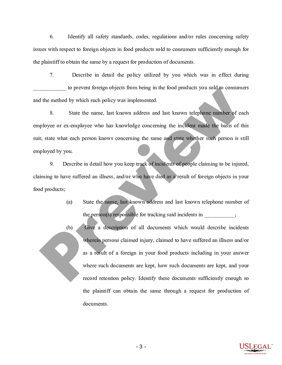 page 2 Interrogatories to All Defendants - Personal Injury preview