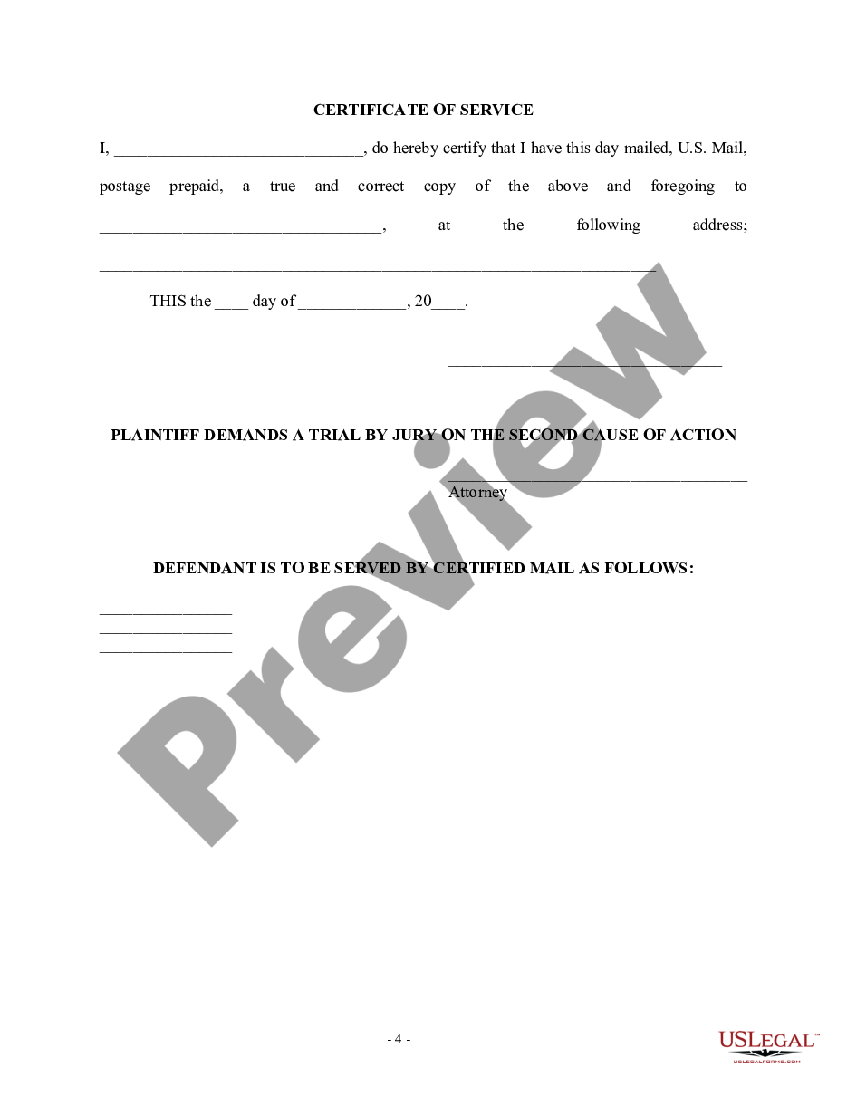 page 6 Motion, Order and Complaint - Worker's Compensation - Wrongful Termination preview