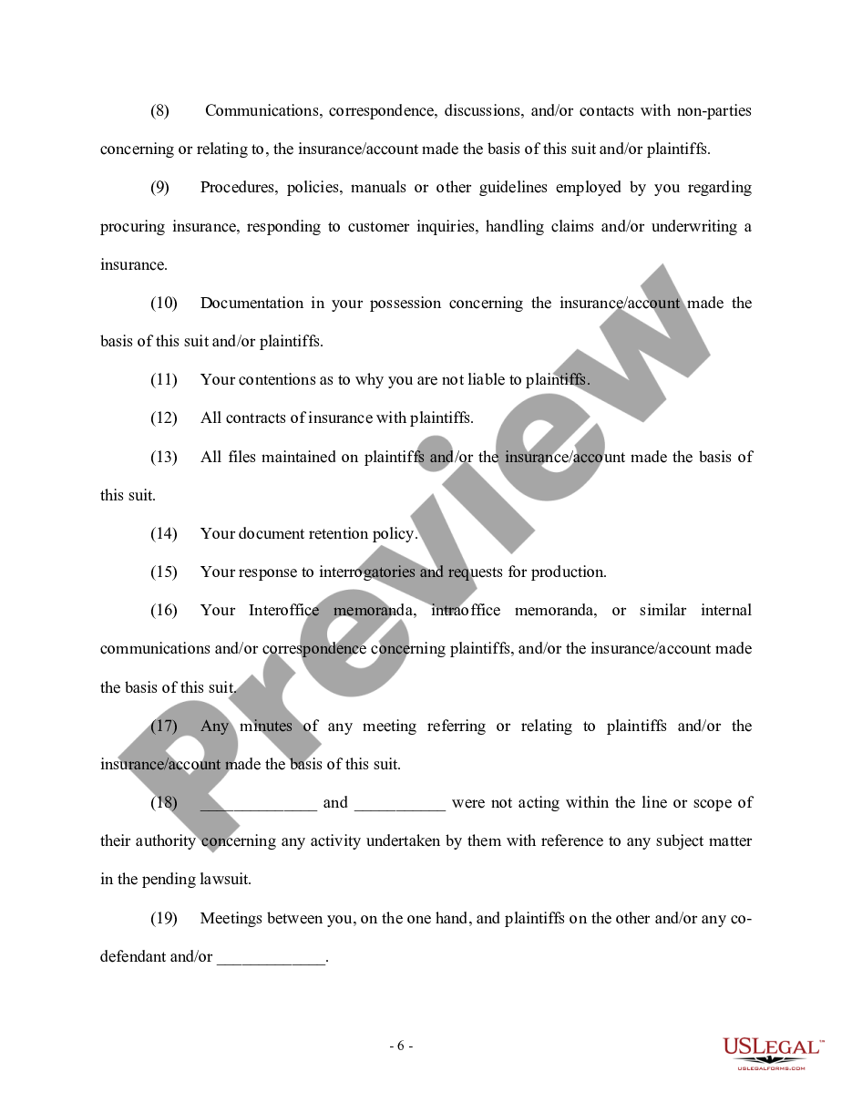 page 5 Notice of 30(b)(6) Deposition of Defendant and 30(b)(5) Request for Production of Documents and or Things - Discovery preview