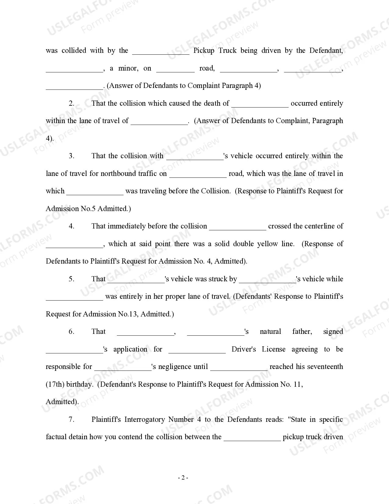 Preview Plaintiff's Motion for Partial Summary Judgment - Personal Injury