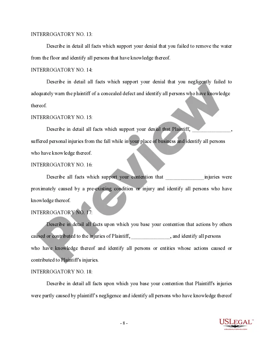 Get Plaintiff's First Set of Interrogatories and Requests for Production of Documents to Defendant Preview Plaintiff's First Set of Interrogatories and Requests for Production of Documents to Defendant