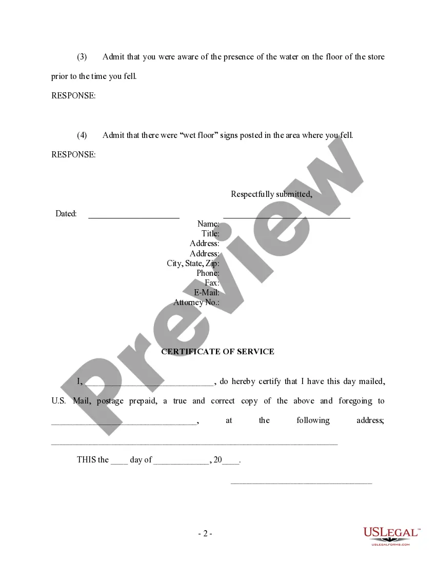 Get Requests for Admissions Preview Requests for Admissions