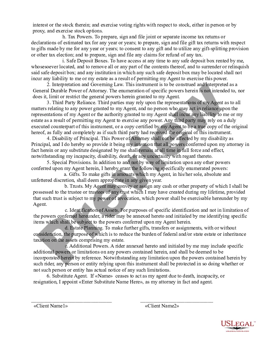 Get Power of Attorney - Appointing Agent to Act for Principal Regarding all Property Matters - with Substitute Preview Power of Attorney - Appointing Agent to Act for Principal Regarding all Property Matters - with Substitute