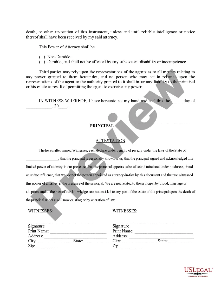 Get Carta Poder Limitada - Limited Power of Attorney Preview Carta Poder Limitada - Limited Power of Attorney