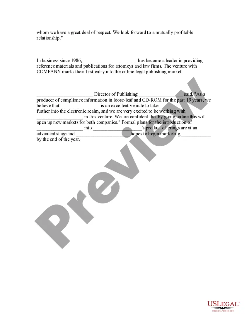 Get Press Release for Web Based Service Preview Press Release for Web Based Service