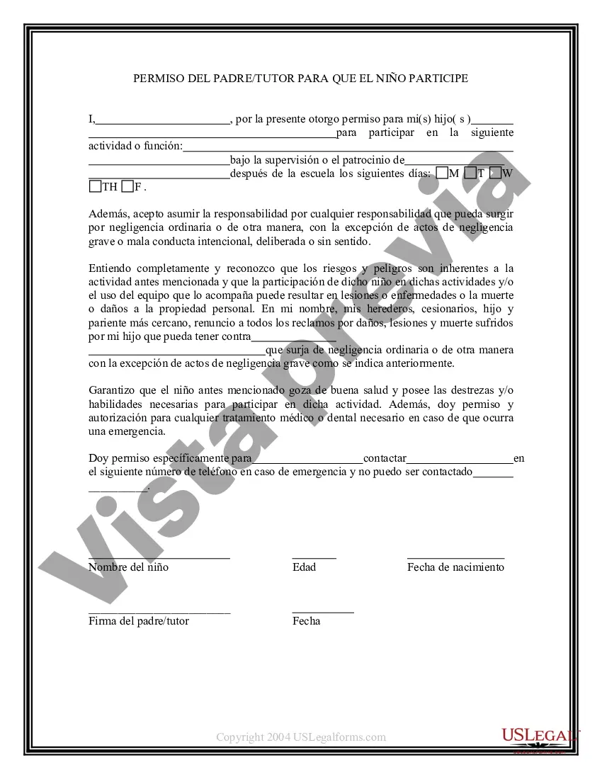 Preview Permiso de los padres y tutores para que el niño participe
