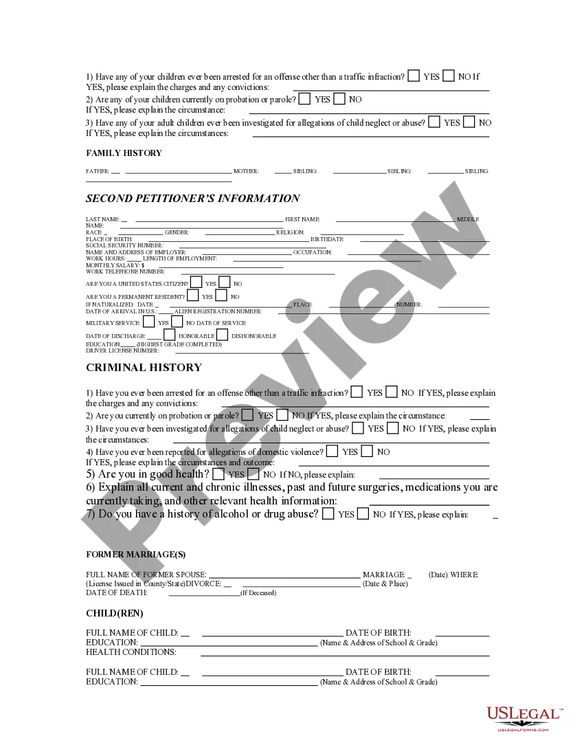 Get Adoption Questionnaire Preview Adoption Questionnaire