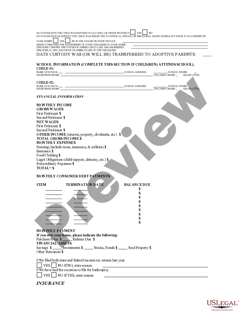 Get Adoption Questionnaire Preview Adoption Questionnaire