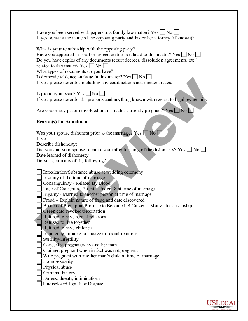 Annulment Questionnaire Online Juror Questionnaire And Qualification