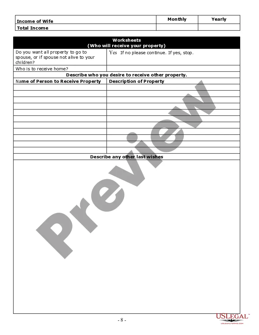 Get Estate Planning Questionnaire Preview Estate Planning Questionnaire