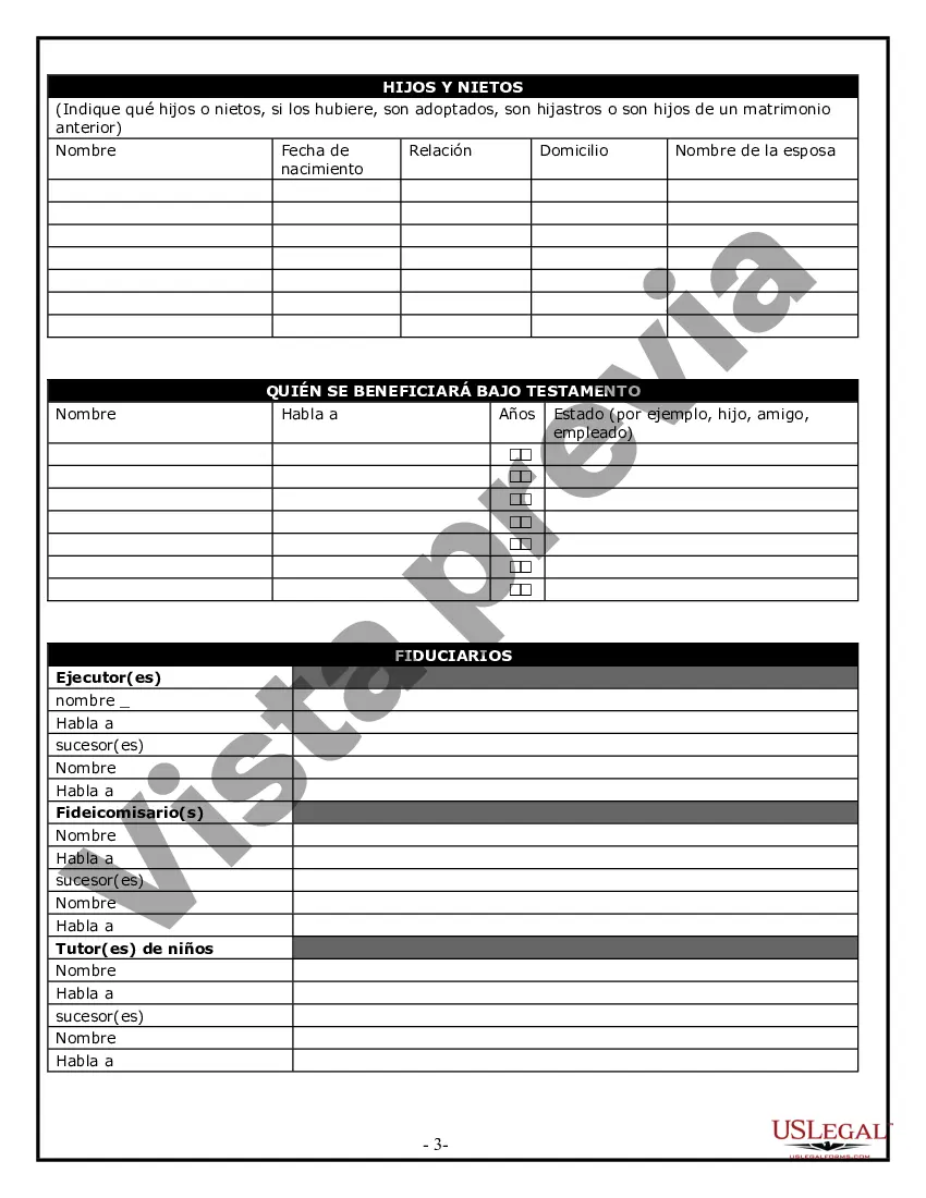 Preview Cuestionario de planificación patrimonial