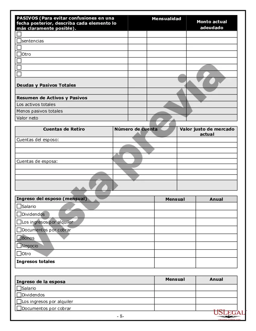 Preview Cuestionario de planificación patrimonial