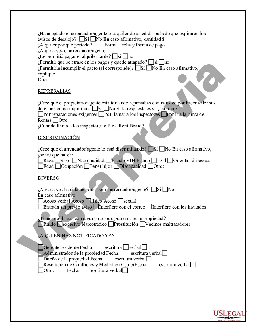 Preview Cuestionario de relación entre propietarios e inquilinos para inquilinos