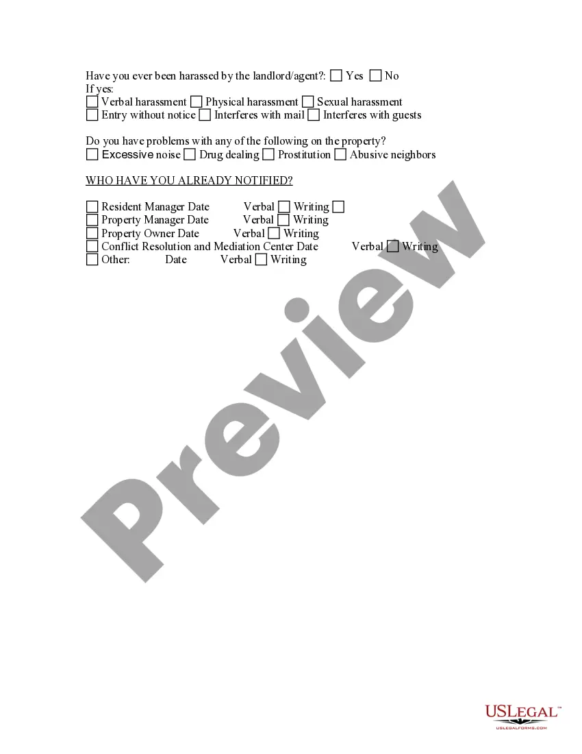 Get Landlord Tenant Relationship Questionnaire for Tenants Preview Landlord Tenant Relationship Questionnaire for Tenants