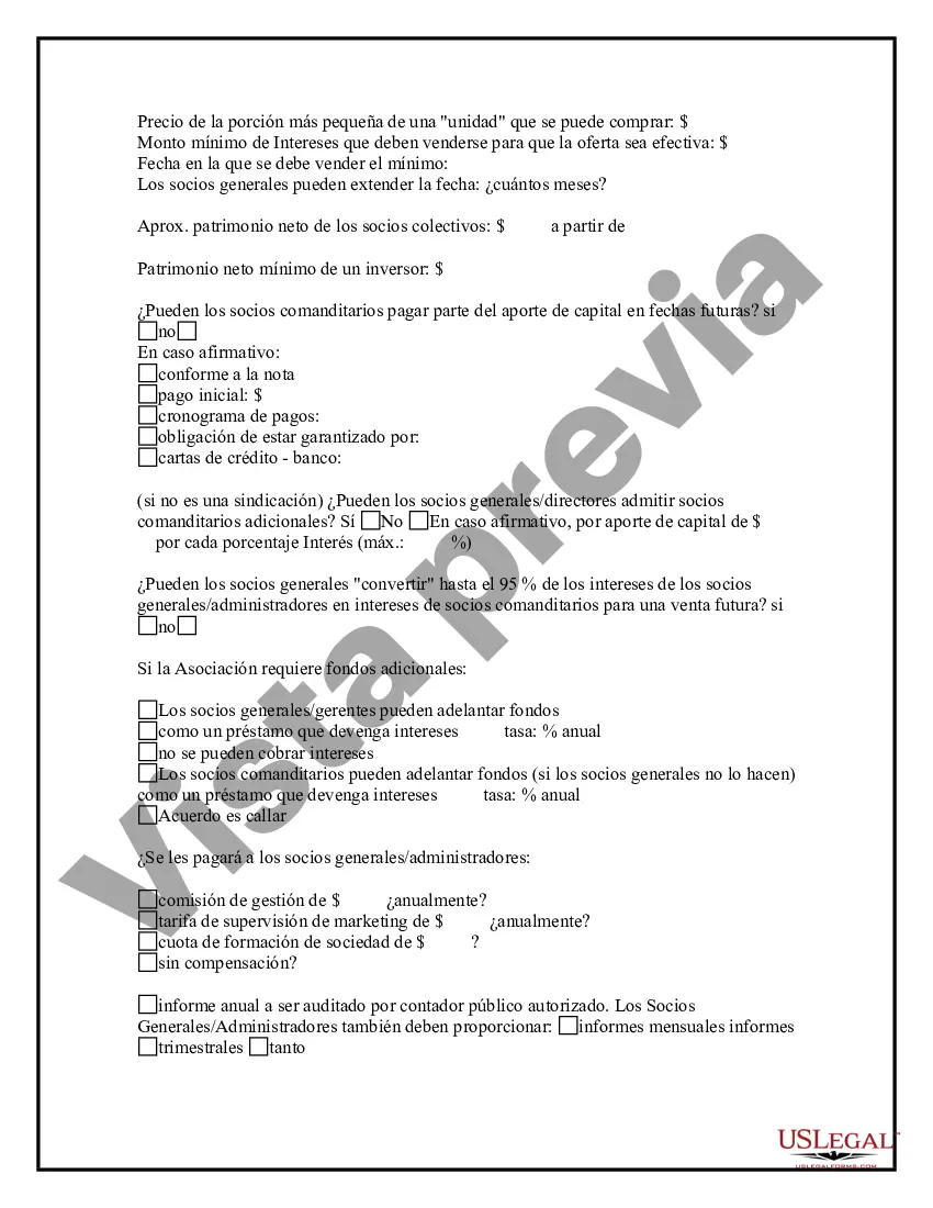 Preview Cuestionario de formación de sociedad limitada