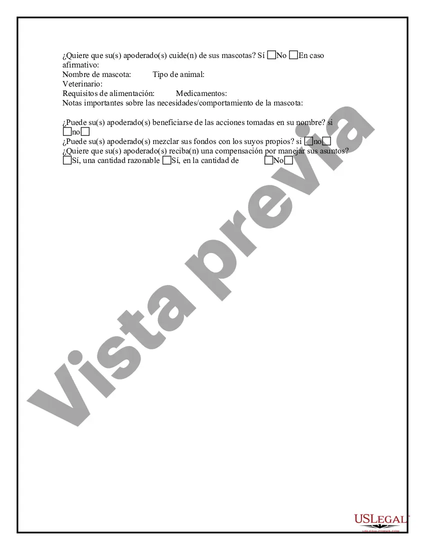 Preview Cuestionario de poder notarial limitado