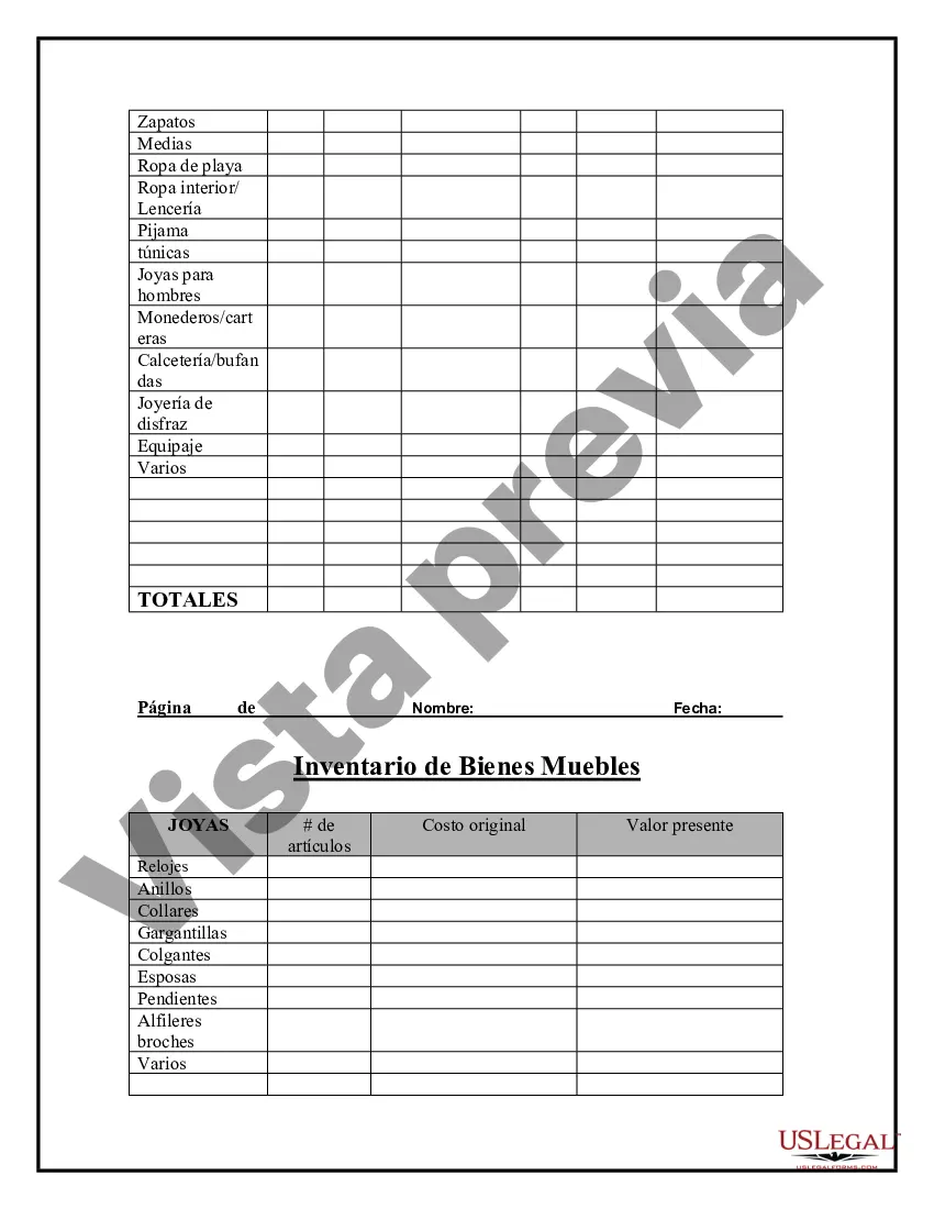 Preview Cuestionario de Inventario de Bienes Muebles