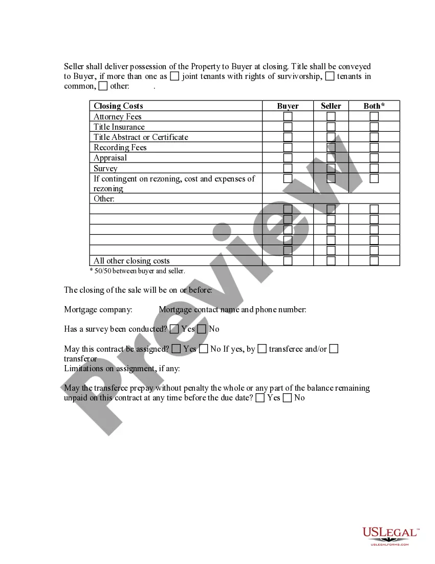 Get Contract for Deed Questionnaire Preview Contract for Deed Questionnaire