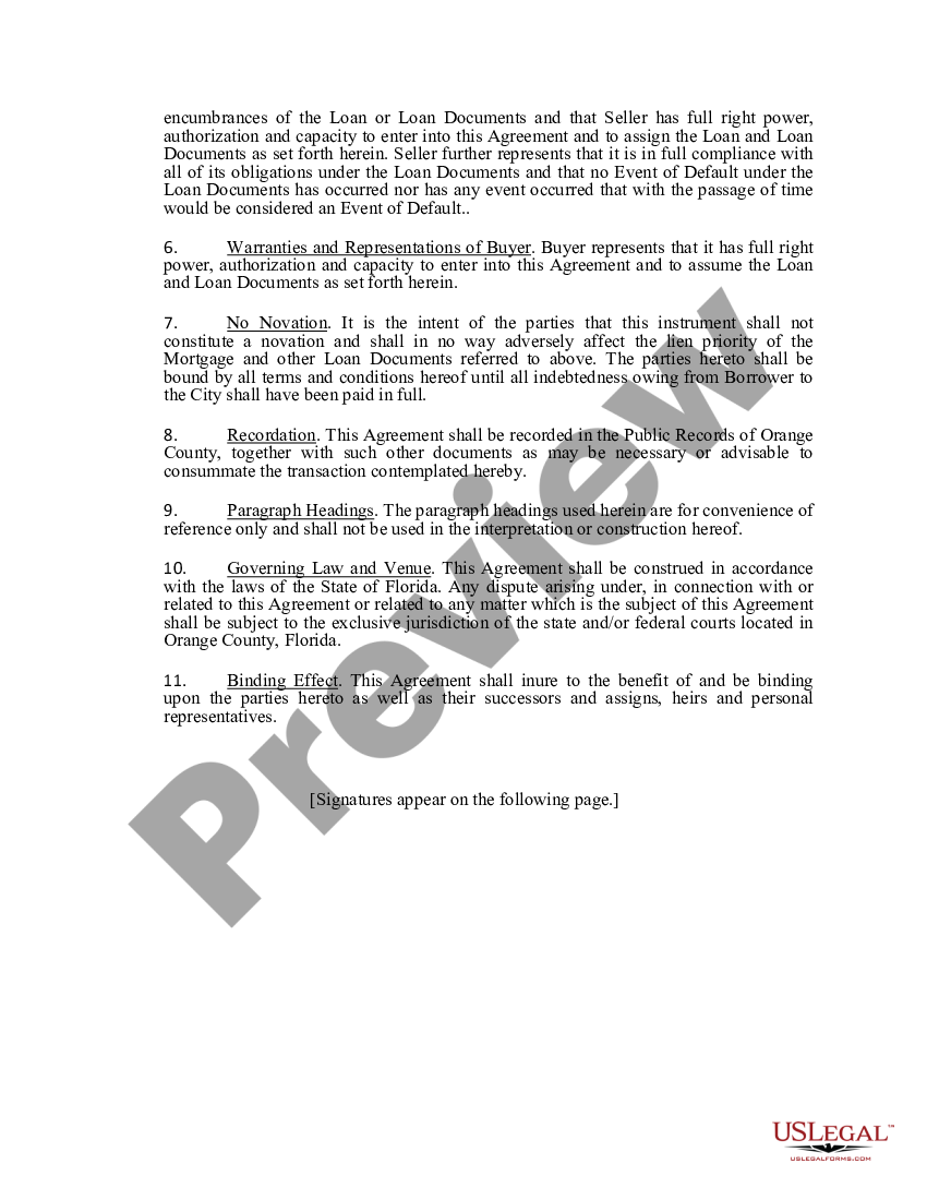 mortgage assignment vs assumption