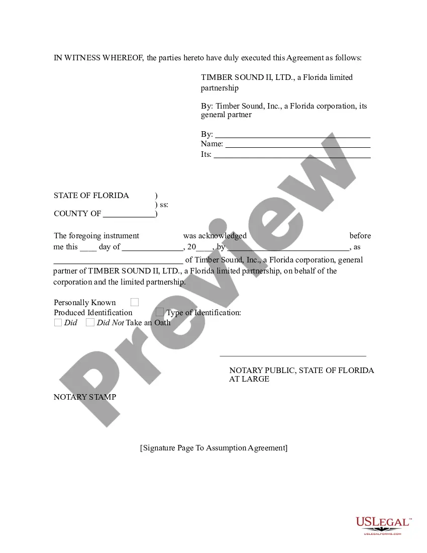 Get Assignment and Assumption of Mortgage and Other Loan Documents Preview Assignment and Assumption of Mortgage and Other Loan Documents