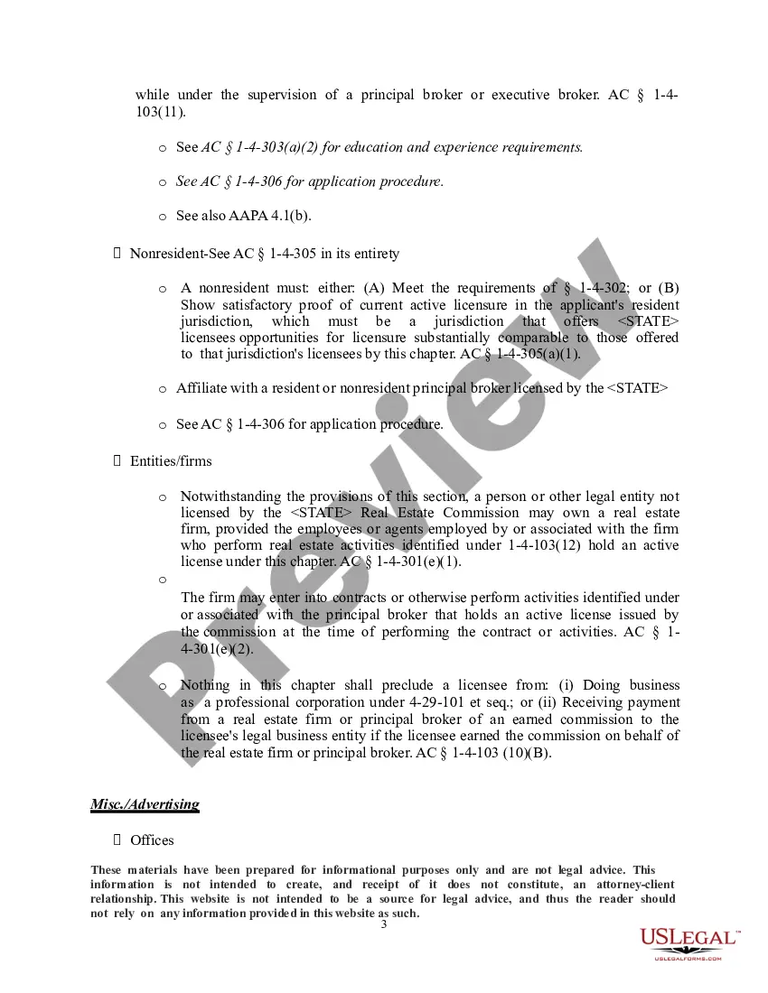 Preview Real Estate Information