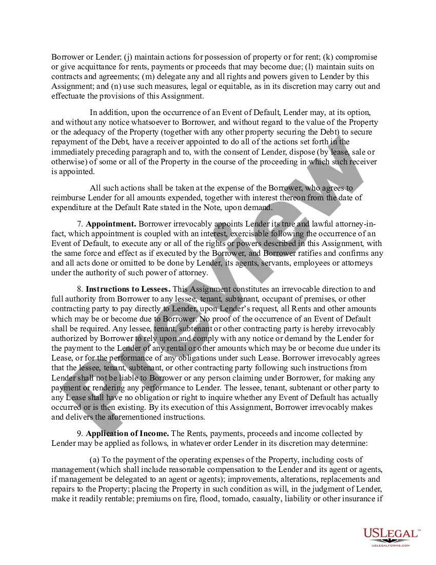 Get Assignment of Leases and Rents Preview Assignment of Leases and Rents