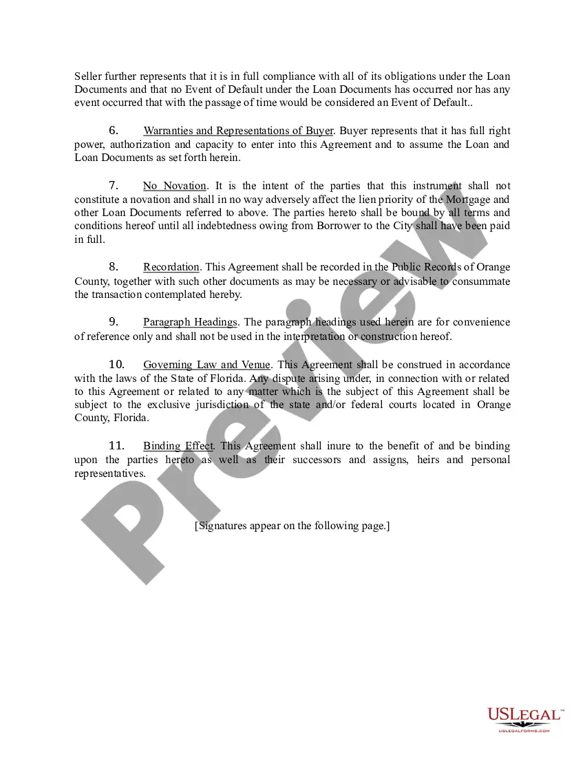 Get Assignment and Assumption of Mortgage and Other Loan Documents Preview Assignment and Assumption of Mortgage and Other Loan Documents
