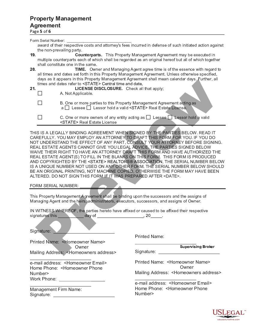 collateral assignment of property management agreement