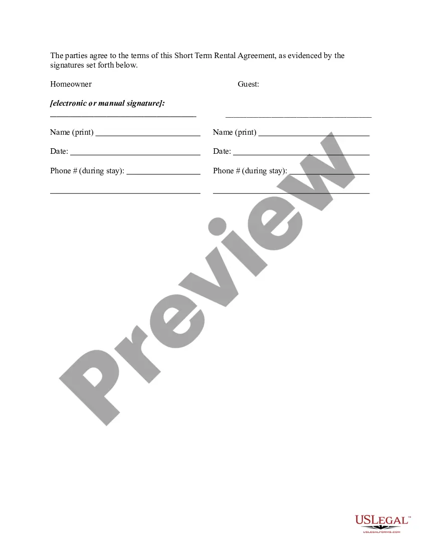 Get Short-Term Rental Agreement with Booking Confirmation Preview Short-Term Rental Agreement with Booking Confirmation