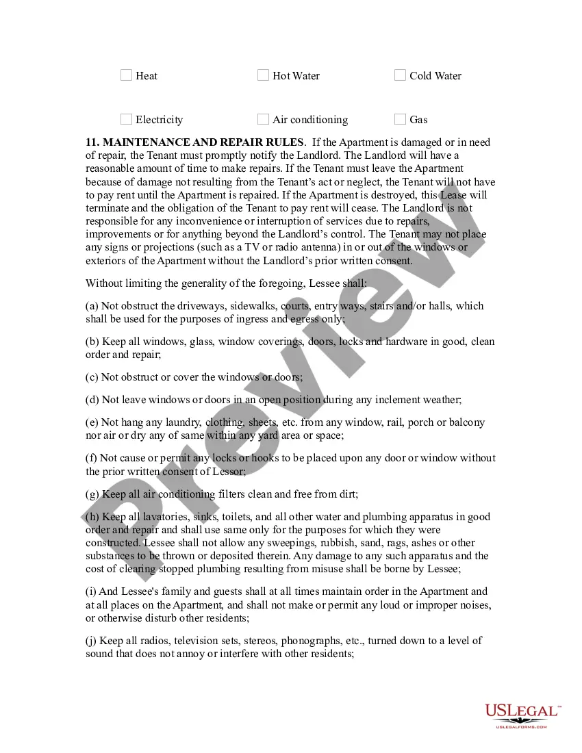 Get Apartment Lease Preview Apartment Lease