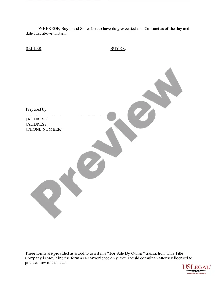Get Real Estate Contract Preview Real Estate Contract