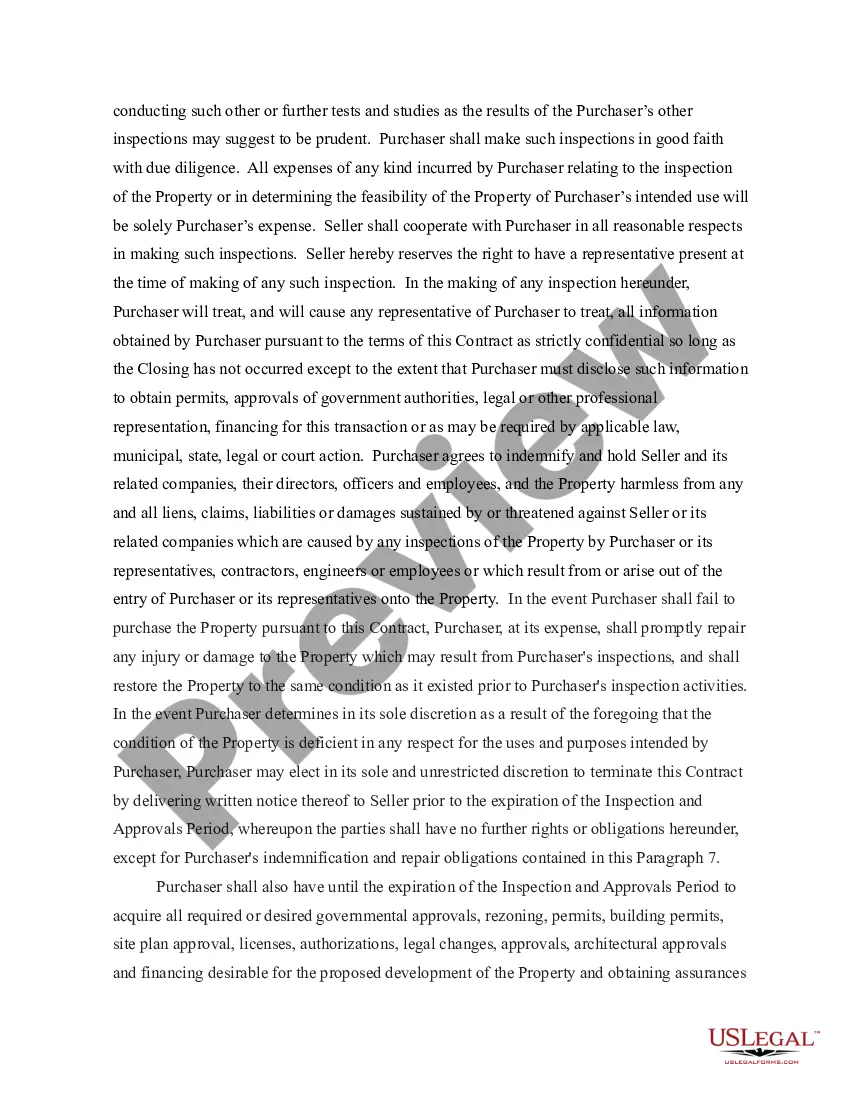 Preview Real Estate Sale and Purchase Contract