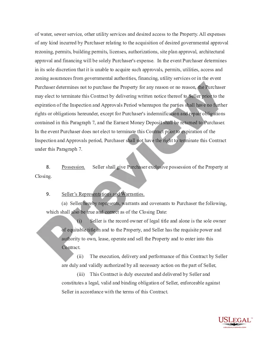 Preview Real Estate Sale and Purchase Contract