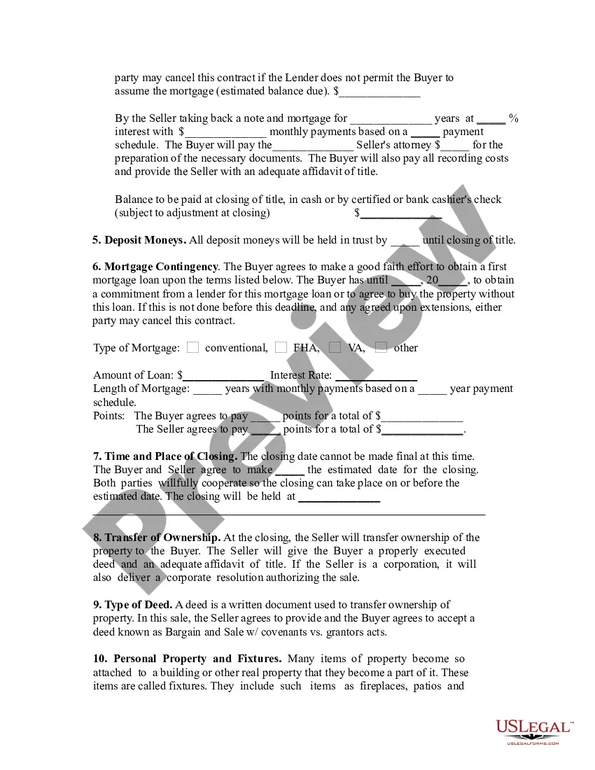 Get Contract for Sale of Real Estate Preview Contract for Sale of Real Estate