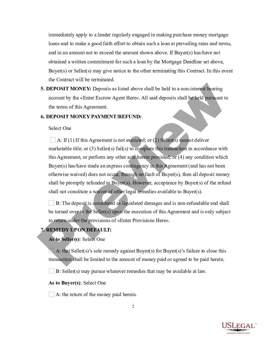 Preview Purchase and Sale Agreement