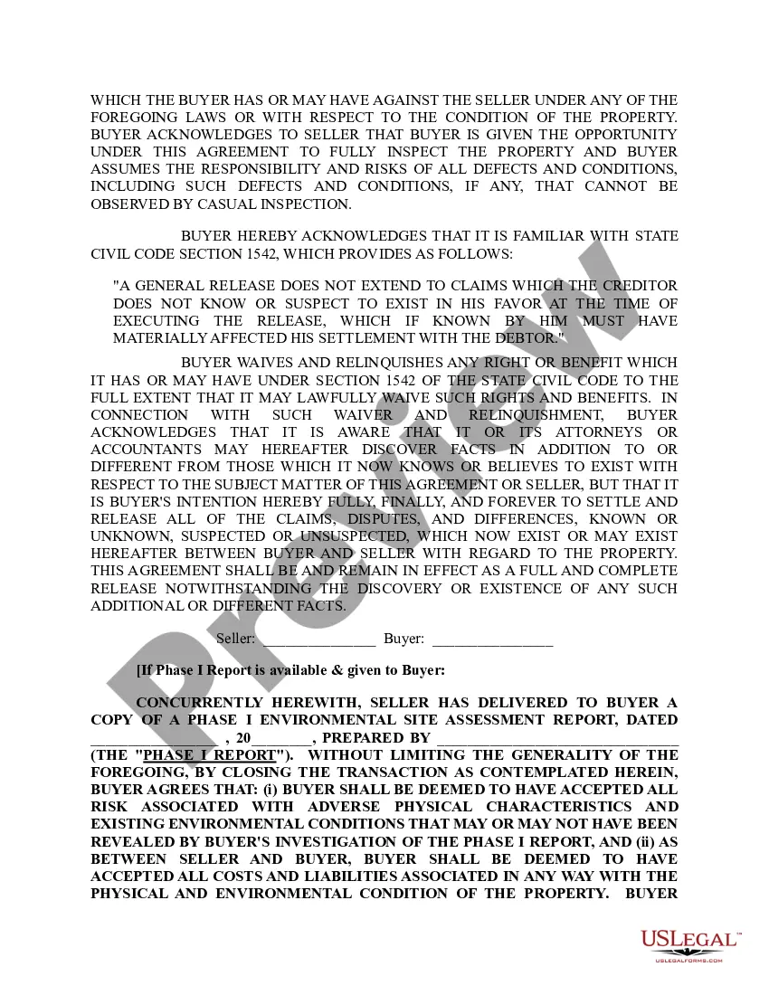 Preview Real Estate Purchase and Sale Agreement with Joint Escrow Instructions
