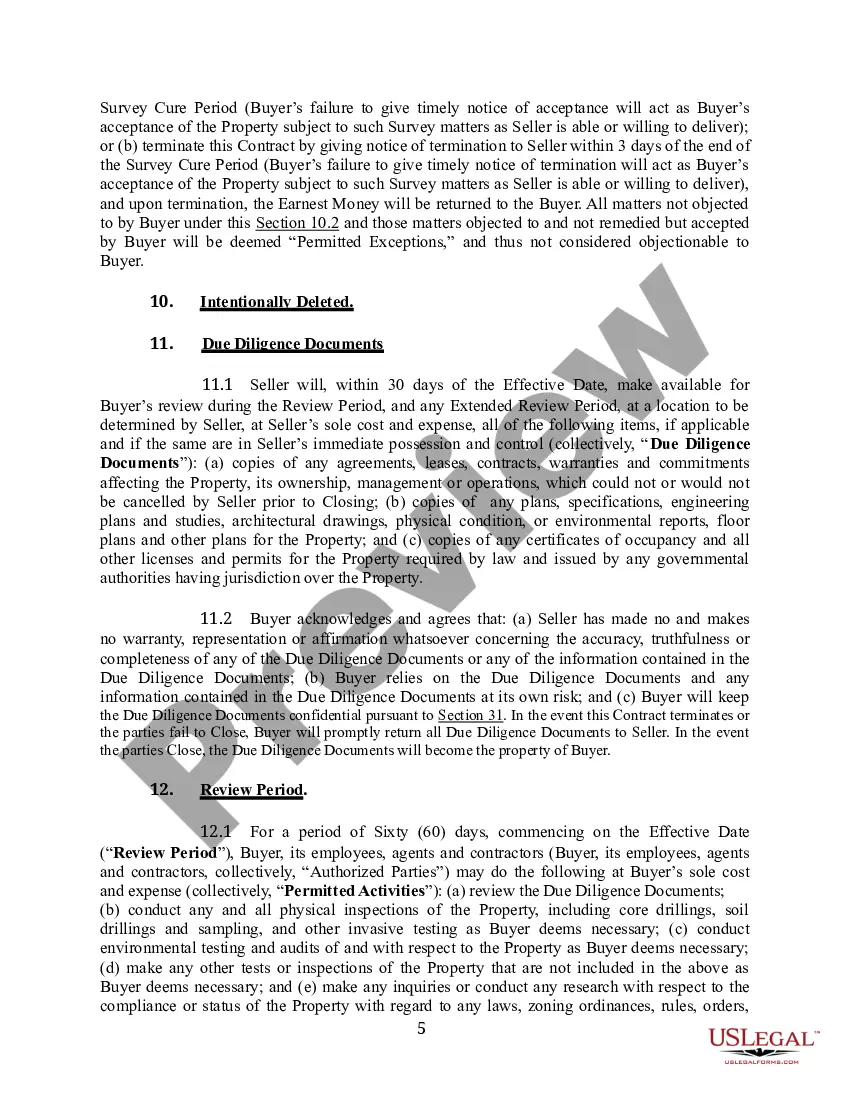 Get Purchase and Sale Agreement Preview Purchase and Sale Agreement