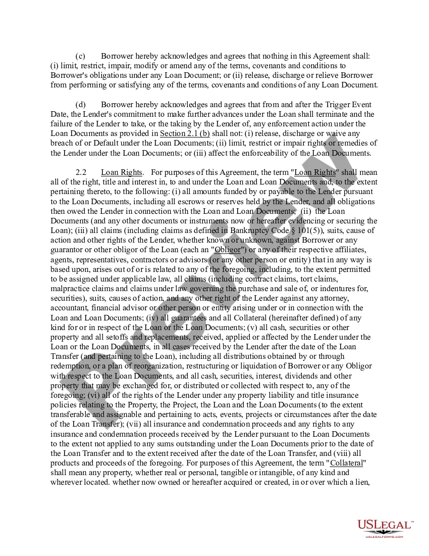 Preview Loan Purchase Agreement