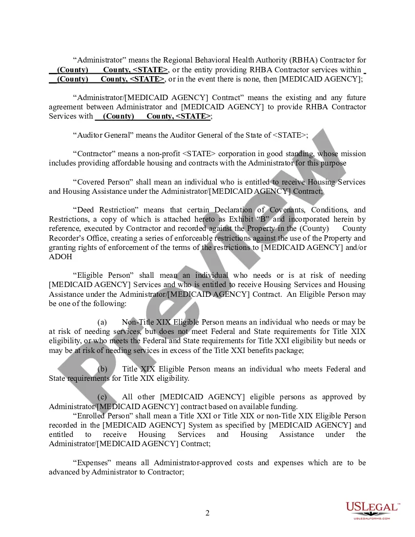 Get Housing Acquisition and-or Renovation of New Construction Operating and Funding Agreement Preview Housing Acquisition and-or Renovation of New Construction Operating and Funding Agreement