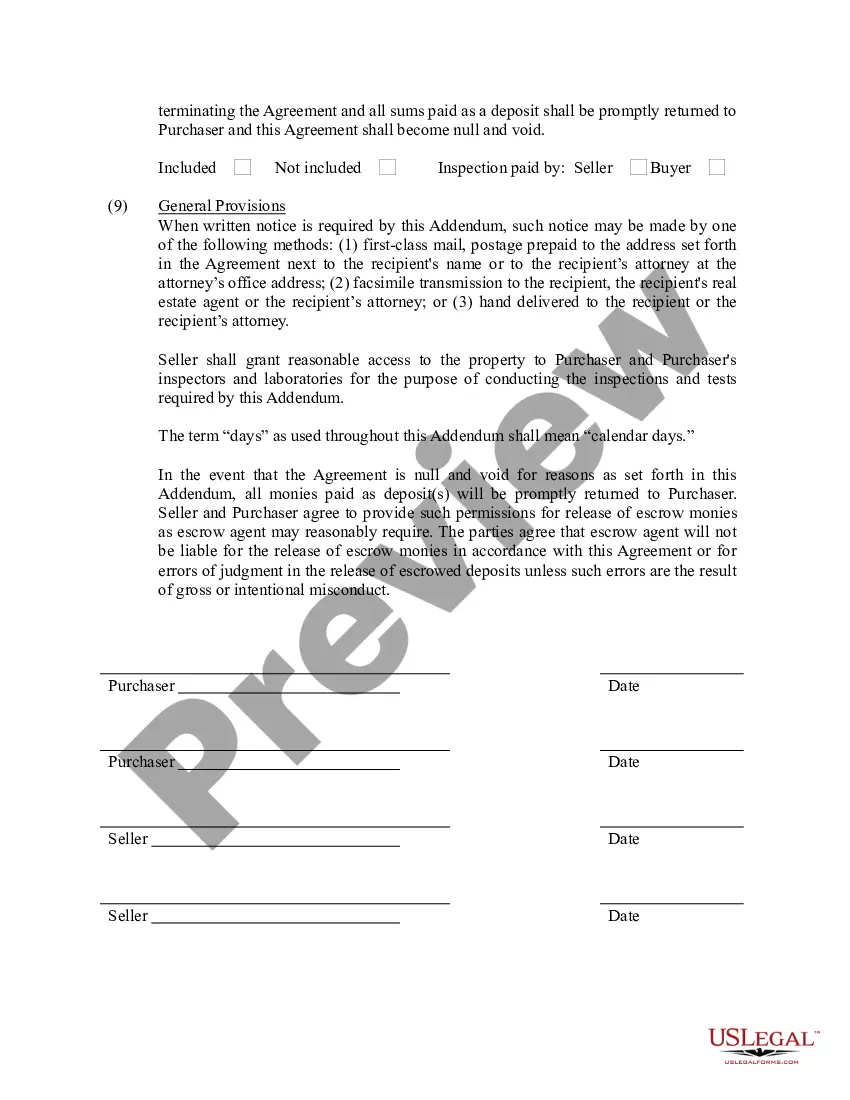 Get Combined Contingency Addendum to Purchase and Sale Agreement Preview Combined Contingency Addendum to Purchase and Sale Agreement