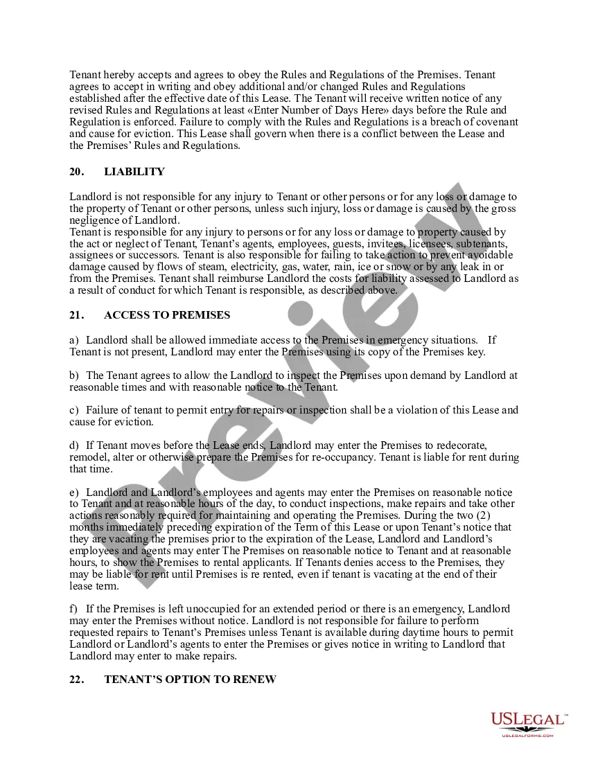 Get Commercial Lease with Rules Preview Commercial Lease with Rules