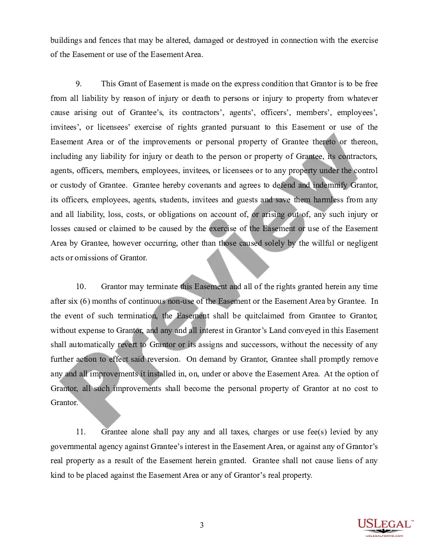 Get Grant of Easement and Agreement Preview Grant of Easement and Agreement