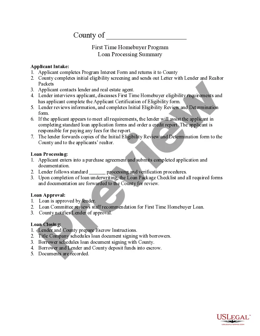 Get First Time Homebuyer Program Realtor Packet Preview First Time Homebuyer Program Realtor Packet