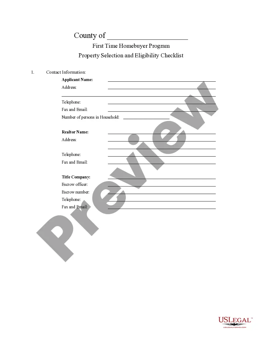 Get First Time Homebuyer Program Realtor Packet Preview First Time Homebuyer Program Realtor Packet