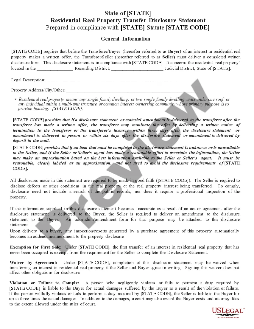 Preview For Sale by Owner Purchase and Sale Agreement (Help Packet)