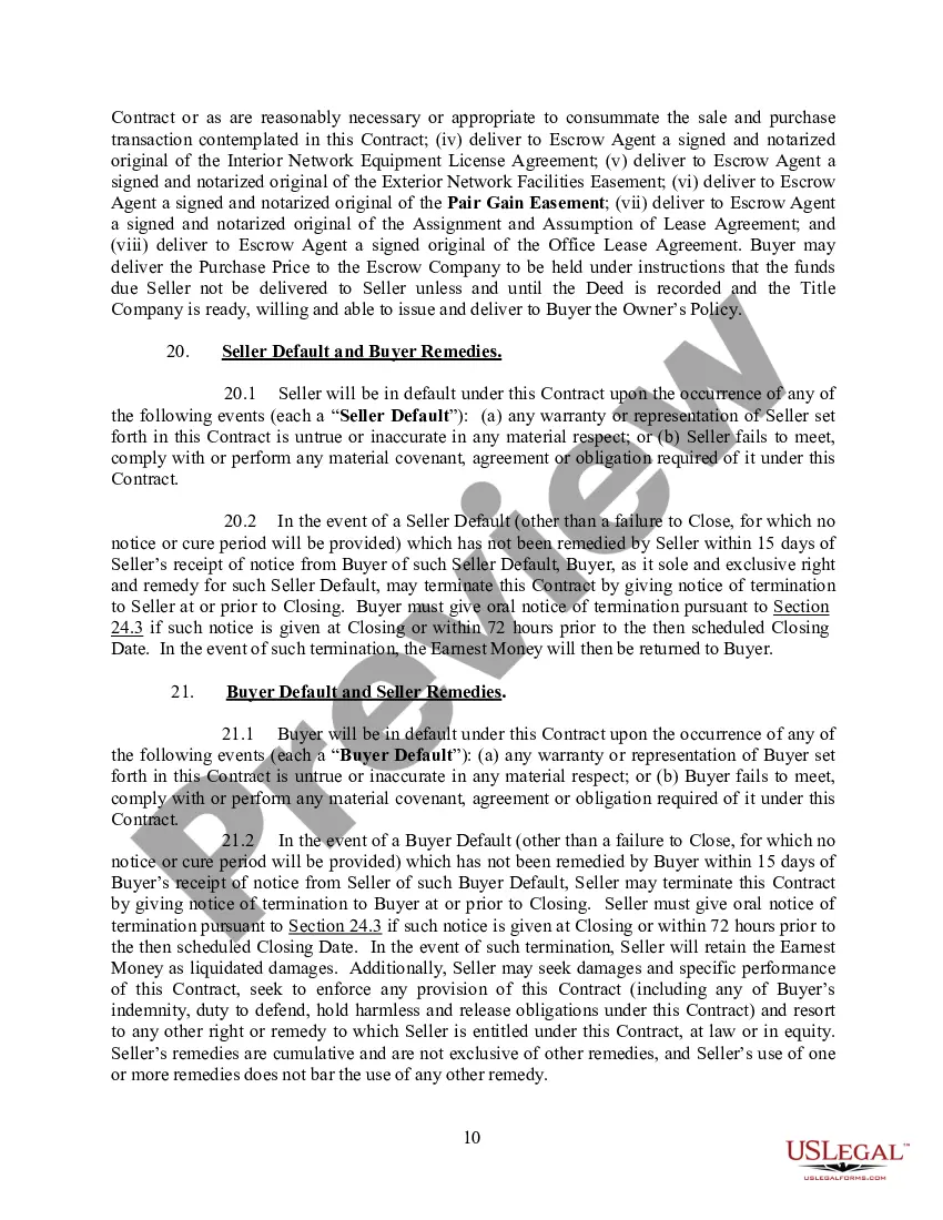 Preview Purchase and Sale Agreement