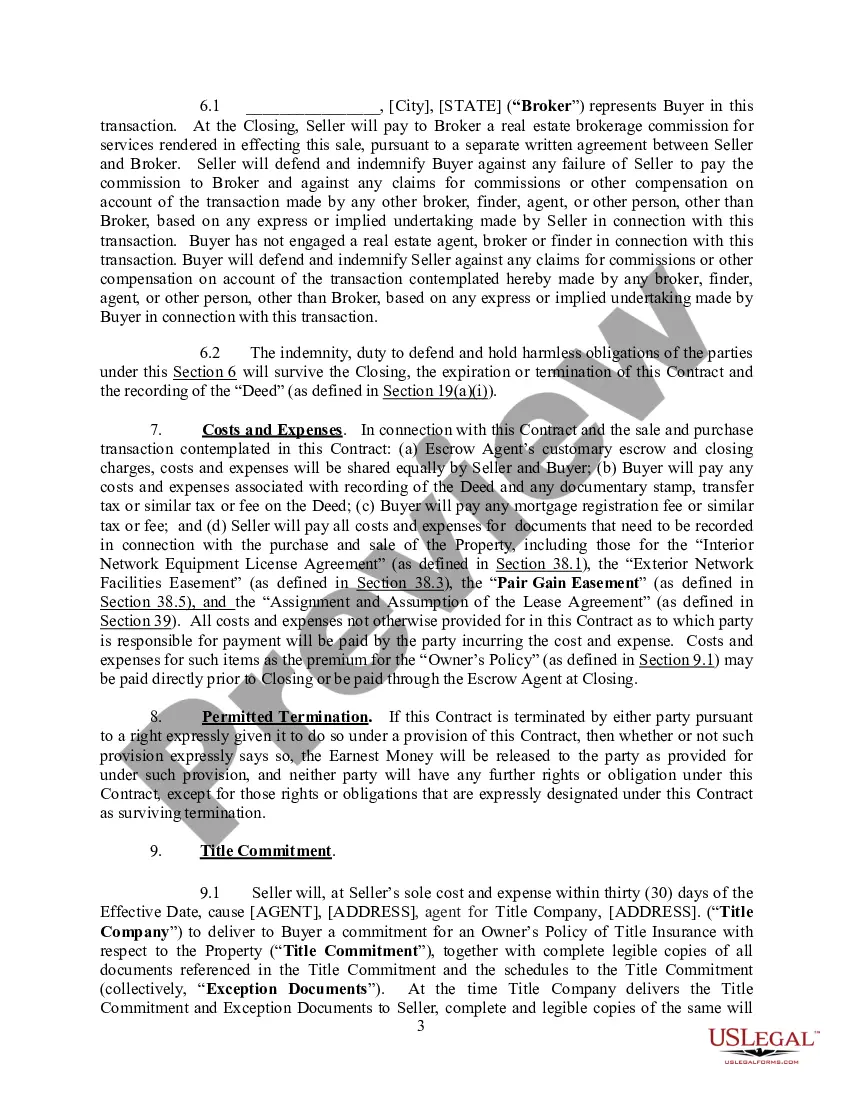 Preview Purchase and Sale Agreement