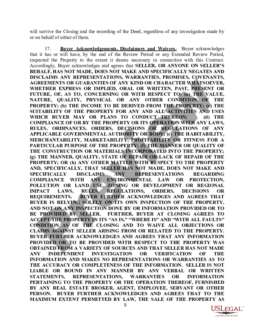 Preview Purchase and Sale Agreement