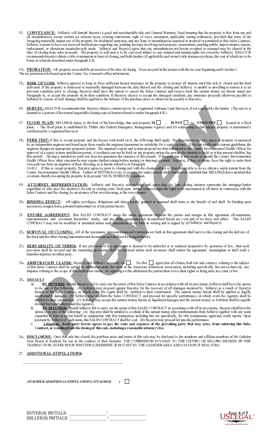 Preview Purchase - Sale Agreement